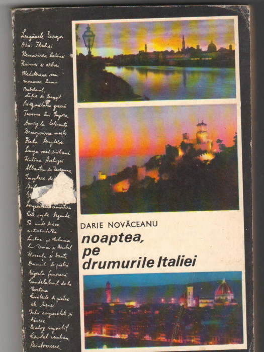 (C6580) DARIE NOVACEANU - NOAPTEA PE DRUMURILE ITALIEI