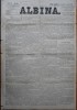 Ziarul Albina 1870, nr. 33, Budapesta, Romana, V. Babes - Revista Periodica Eminescu, Antidualist