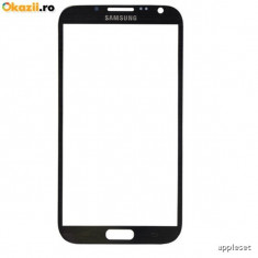 Geam Sticla Samsung Galaxy Note 2 N7100 Grey Original foto
