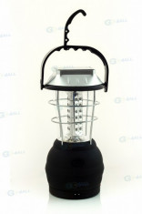 Lampa Solara cu 36 Led-uri ideala pentru drumetii / camping / pescuit LS-360 foto