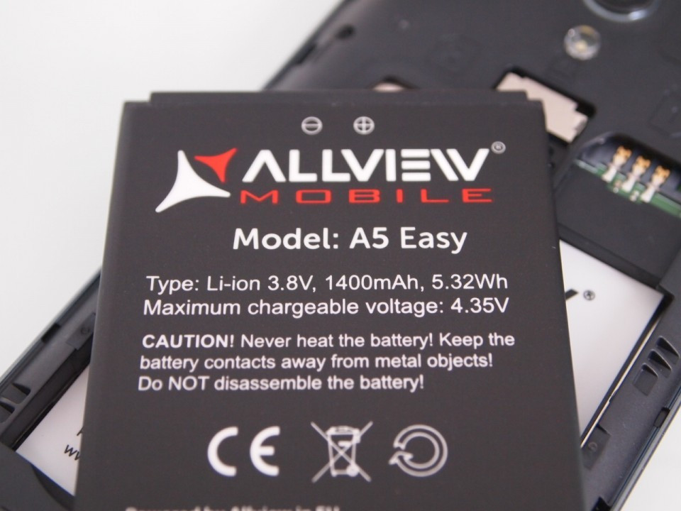 Baterie acumulator Allview A5 easy originala swap, Li-ion, 1000mAh/3,7Wh |  Okazii.ro