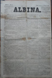 Ziarul Albina , nr. 40 , 1870 , Budapesta , in limba romana , Director V. Babes