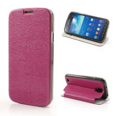 Husa Flip Cu Stand Samsung Galaxy S4 Active I9295 I537 Roz foto