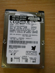 32.HDD Laptop 2.5&amp;quot; IDE 40 GB Hitachi Travelstar HTS541040G9AT00 5400 RPM 8 MB foto