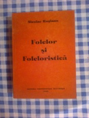 e1 Folclor si folcloristica - Nicolae Rosianu foto