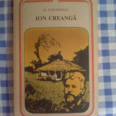 z1 G. Calinescu - Ion Creanga (viata si opera)