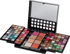 TRUSA MAKEUP VICTORIA SECRET 64 CULORI + 32 CULORI RUJ + 8 CULORI FARDURI OBRAZ foto