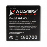 Baterie acumulator Allview A4 YOU LIFE originala SWAP 1000 MAH, 1000mAh/3,7Wh, Li-ion