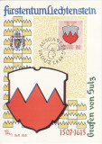 3714 - Lichtenstein 1964 - carte maxima