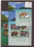 Palau - 2014 frogs - 2 x s/s + 2 x bl.