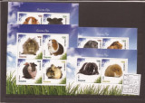 Guyana - 2014 guinea Pigs - 2 s/s+ 2 bl., America Centrala si de Sud, Natura