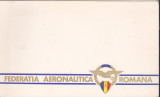 Bnk cp felicitare Federatia Aeronautica Romana, Circulata, Printata