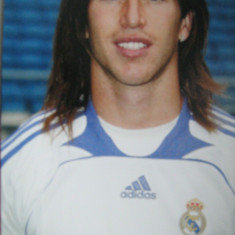 Real Madrid (Sergio Ramos), carte postala - fotografie originala