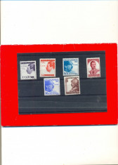 RO-0013=ROMANIA 1940-CAROL II-10 ani de domnie 1940,Serie de 8 timbre MNH(**) foto
