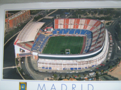 Madrid (Stadion Vicente Calderon), carte postala - fotografie originala foto