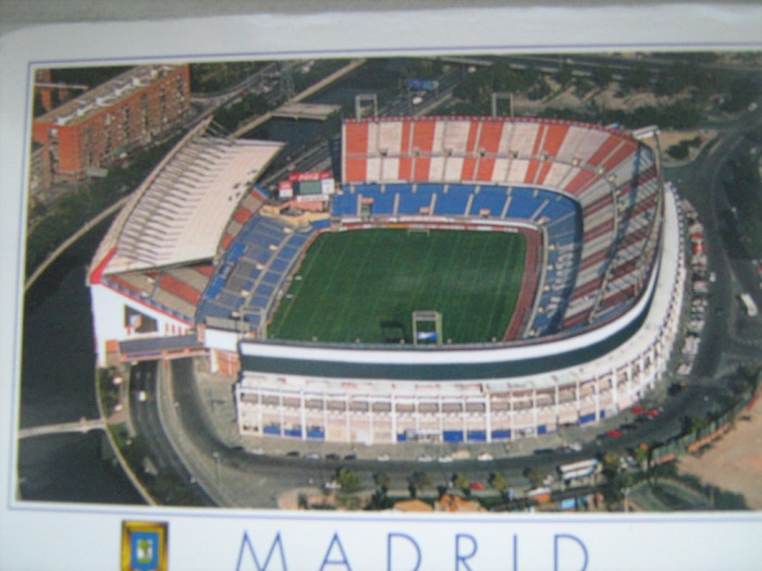 Madrid (Stadion Vicente Calderon), carte postala - fotografie originala