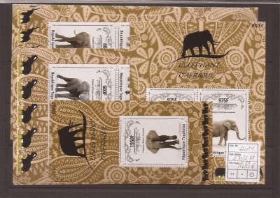 Togo 2014 - Afrikan Elephant - 2 x s/s + 2 x bl. foto