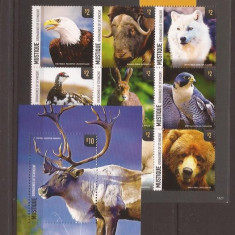 Mustique - Tundra Fauna - Michel No. 408/16+bl.69