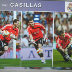 Real Madrid (Casillas), carte postala - fotografie originala