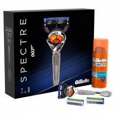 Aparat de barbierit GILLETTE Flexball manual+2 rezerve+Gel de ras Gillette Fusion Hydrating 75ml foto