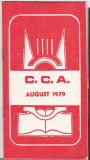 Bnk div Program activitati CCA august 1979