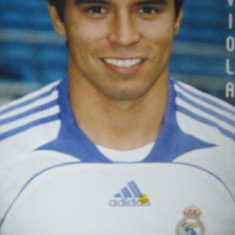 Real Madrid (Saviola), carte postala - fotografie originala