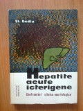 N2 Hepatite acute icterigene. Confruntari clinico-morfologice - St. Dediu