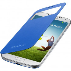 Samsung Samsung Husa protectie tip Book EF-CI950BCEGWW S-View Cover Light Blue pentru i9500 Galaxy S4 si i9505 Galaxy S4 foto