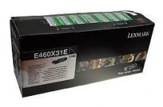 Toner Lexmark E460X31E Black foto