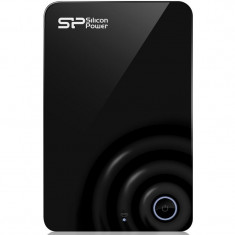 Hard Disk Extern SILICON-POWER WiFi H10 500GB USB 3.0 Black foto