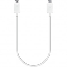 Samsung Cablu date Power Sharing White microUSB 3.0 - microUSB 3.0 pentru Galaxy S5 foto