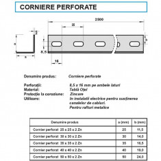 ForIT Cornier perforat zincat 35 x 35 x 2.0 foto