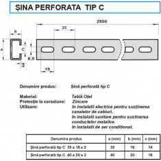 ForIT Sina perforata 35 x 18 x 2.0 foto