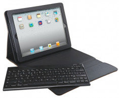 Leitz Carcasa Leitz Complete Tech Grip, cu capac si tastatura pentru iPad Gen 3/4 /iPad 2, QWERTZ - negru foto