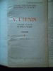 Lenin Opere Alese, Editura Politica 1954, Vol. 1 (868 pag), Vol. 2 (878 pag)