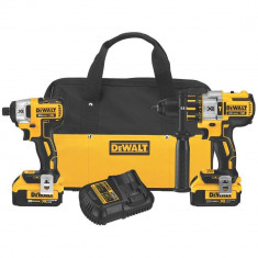 set dewalt masina de gaurit cu percutie si masina de infiletat cu impact foto