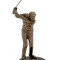 JUCATOR GOLF- STATUETA DIN BRONZ PE SOCLU DIN MARMURA