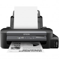 Imprimanta Epson WorkForce M100, inkjet, monocrom, format A4, retea foto