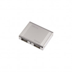 Hub USB HAMA Aluminium silver foto