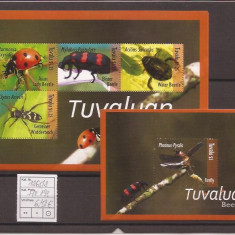 Tuvalu - Tuvaluan beetles - 1865/8+bl.193