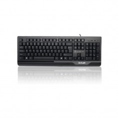 Tastatura Delux 6010P black PS2 foto