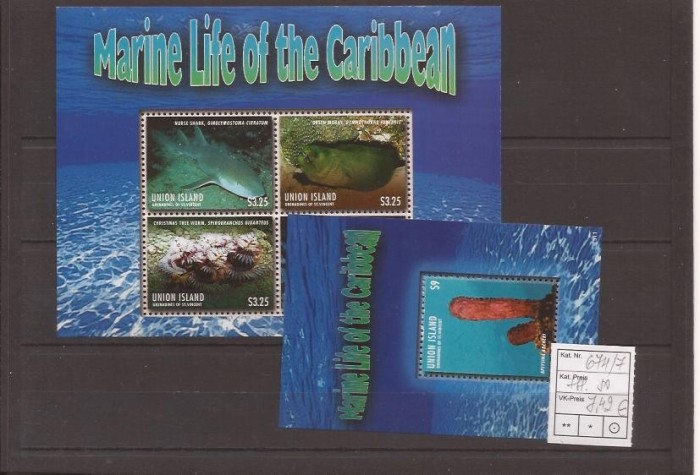 Union island - marine life - 674/7+bl.50