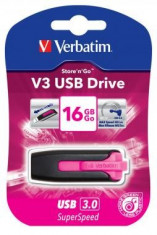 Memorie USB VERBATIM STORE &amp;amp;#039;N&amp;amp;#039; GO V3 USB 16GB 3.0 DRIVE PINK foto