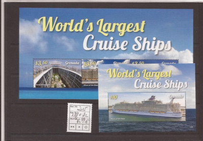 Grenada - Cruise ships 2015 klbg+bl. foto