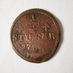 MONEDA 1/4 STUBER 1784 GERMANIA STATUL JULICH