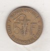 Bnk mnd Africa de Vest 5 franci 1976