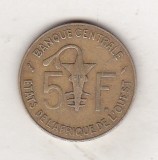 Bnk mnd Africa de Vest 5 franci 1976