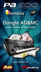 set AD&amp;amp;MC pentru Korg Pa600 foto