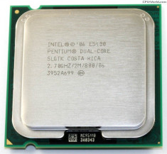 CPU Procesor PC Intel Pentium Dual Core E5400 2.70/2M/800/65W/LGA 775 Wolfdale foto