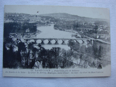 Carte postala circulata in anul 1919 - Saint Cloup France foto